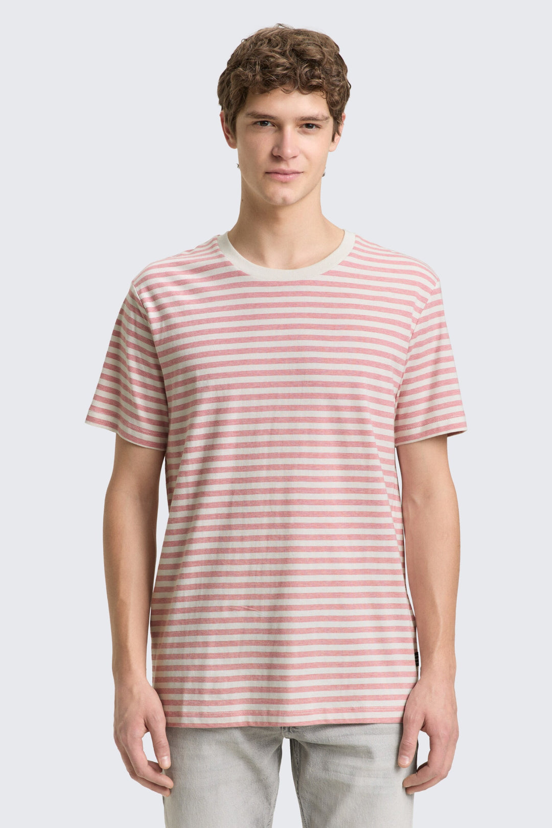 Minimalist striped T-shirt