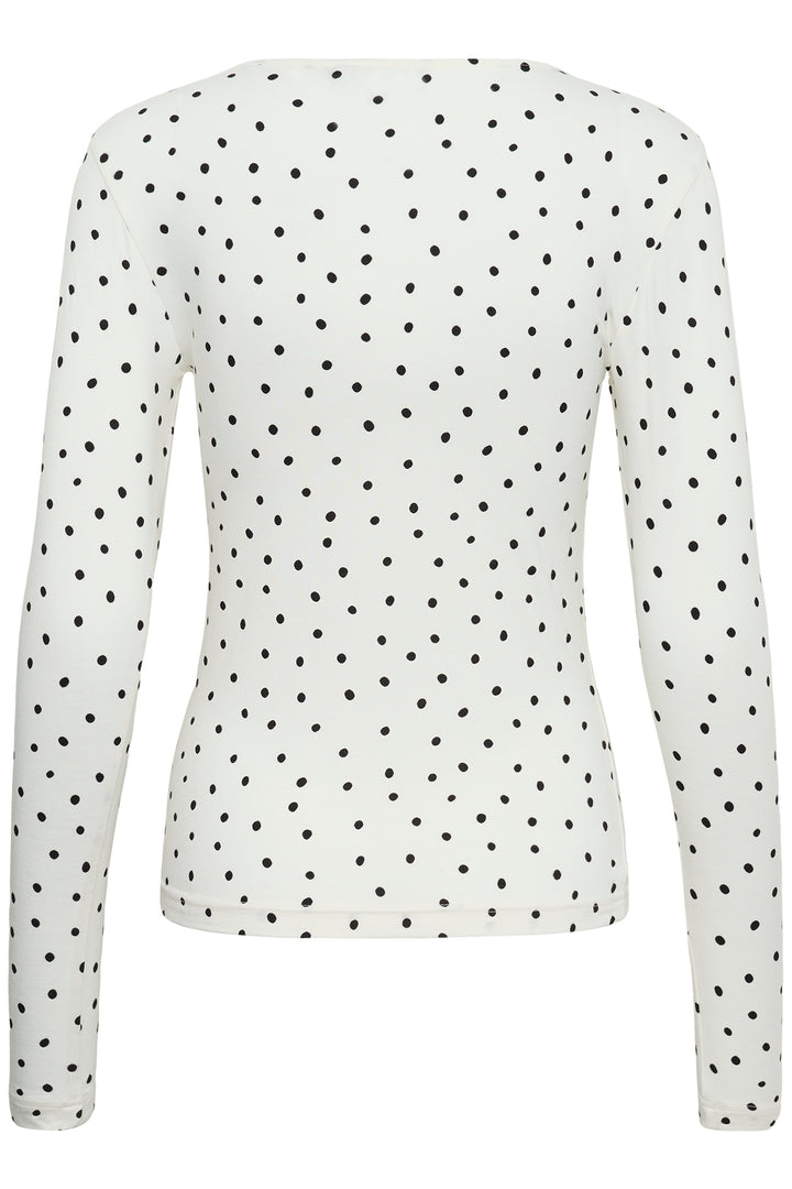 T-shirt Bella manches longues à pois