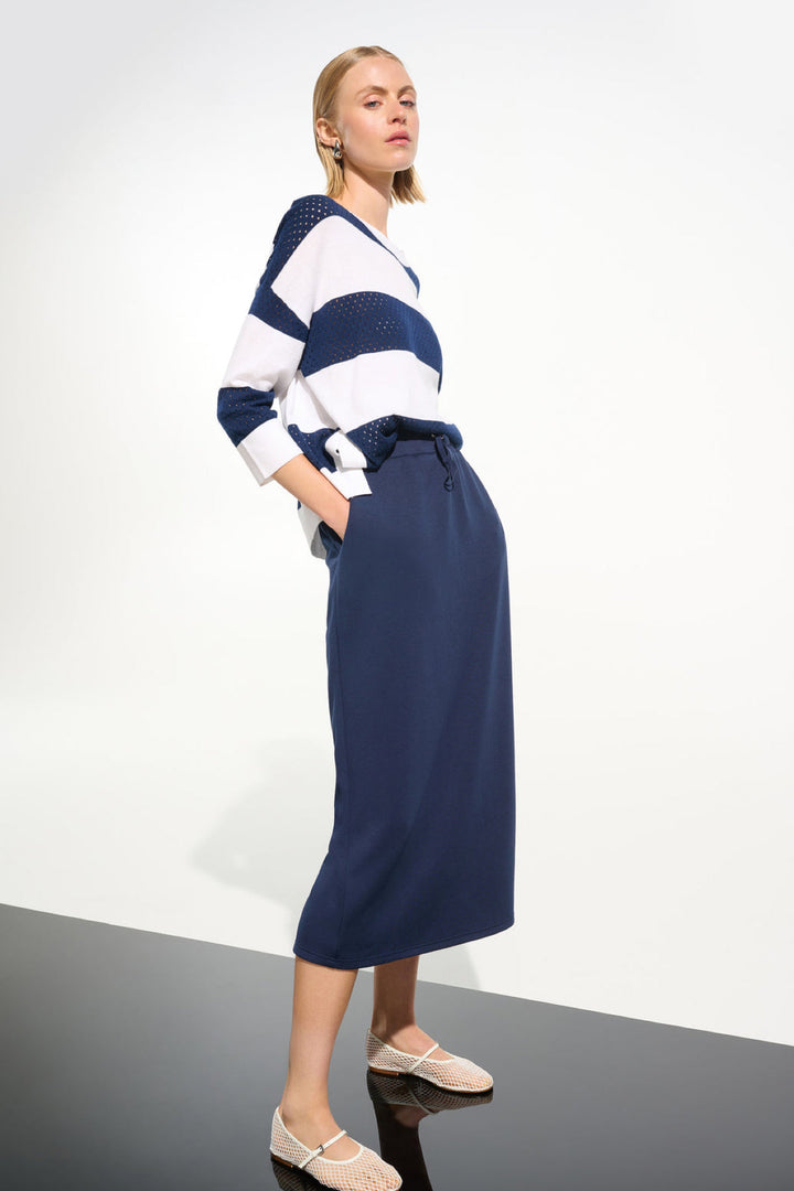 Chandail rayé ajouré