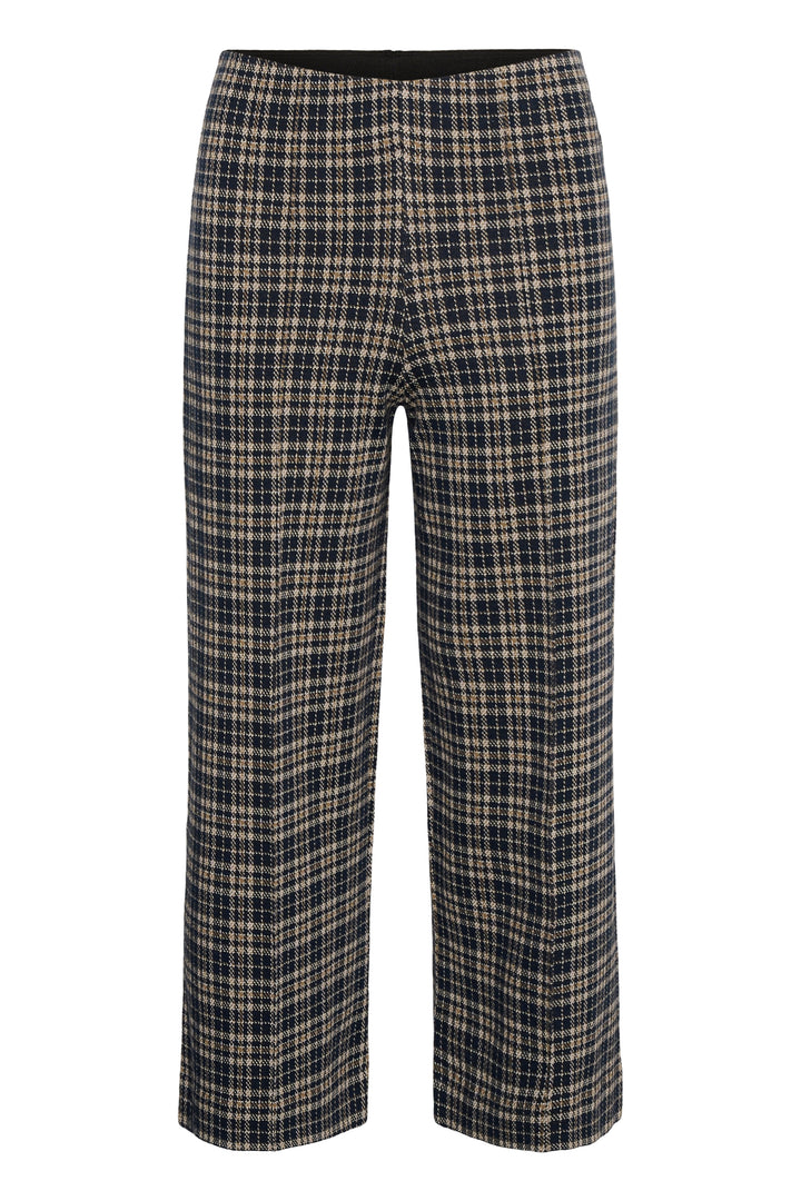 Pantalon large à carreaux Llisan