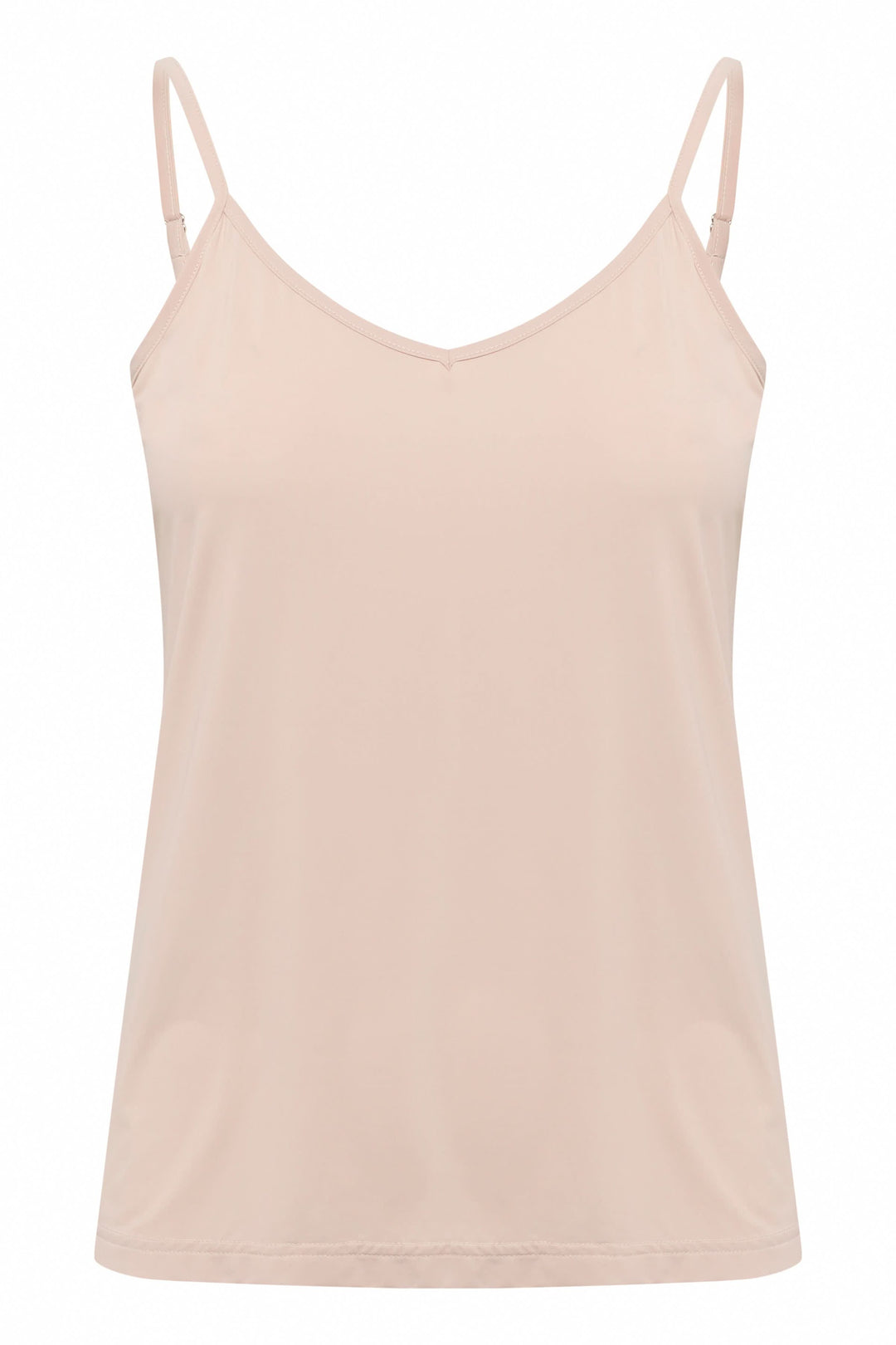 Camisole Lissandra - top à fines bretelles, coupe ajustée et encolure en V, idéale pour un look contemporain et polyvalent.