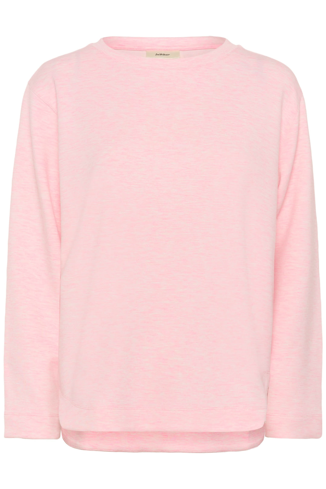 Chandail molletonné Gincent rose clair avec manches longues pour un style décontracté et moderne.