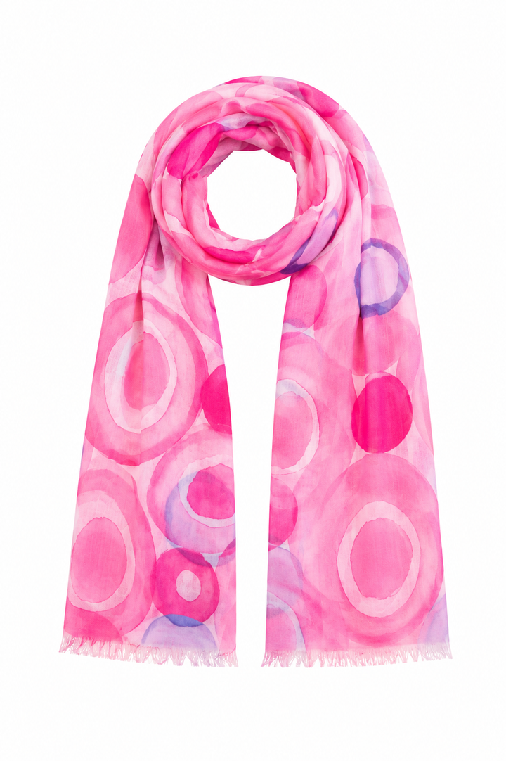 Foulard léger à motif artistique