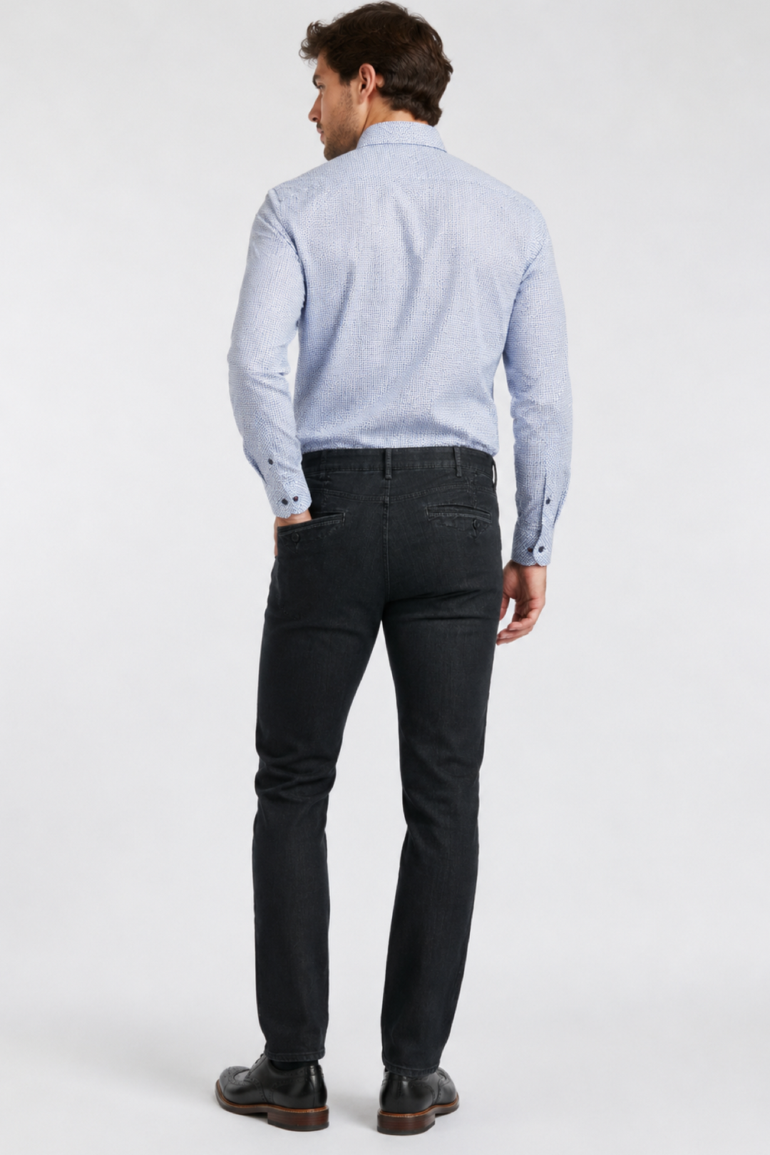 Pantalon denim extensible