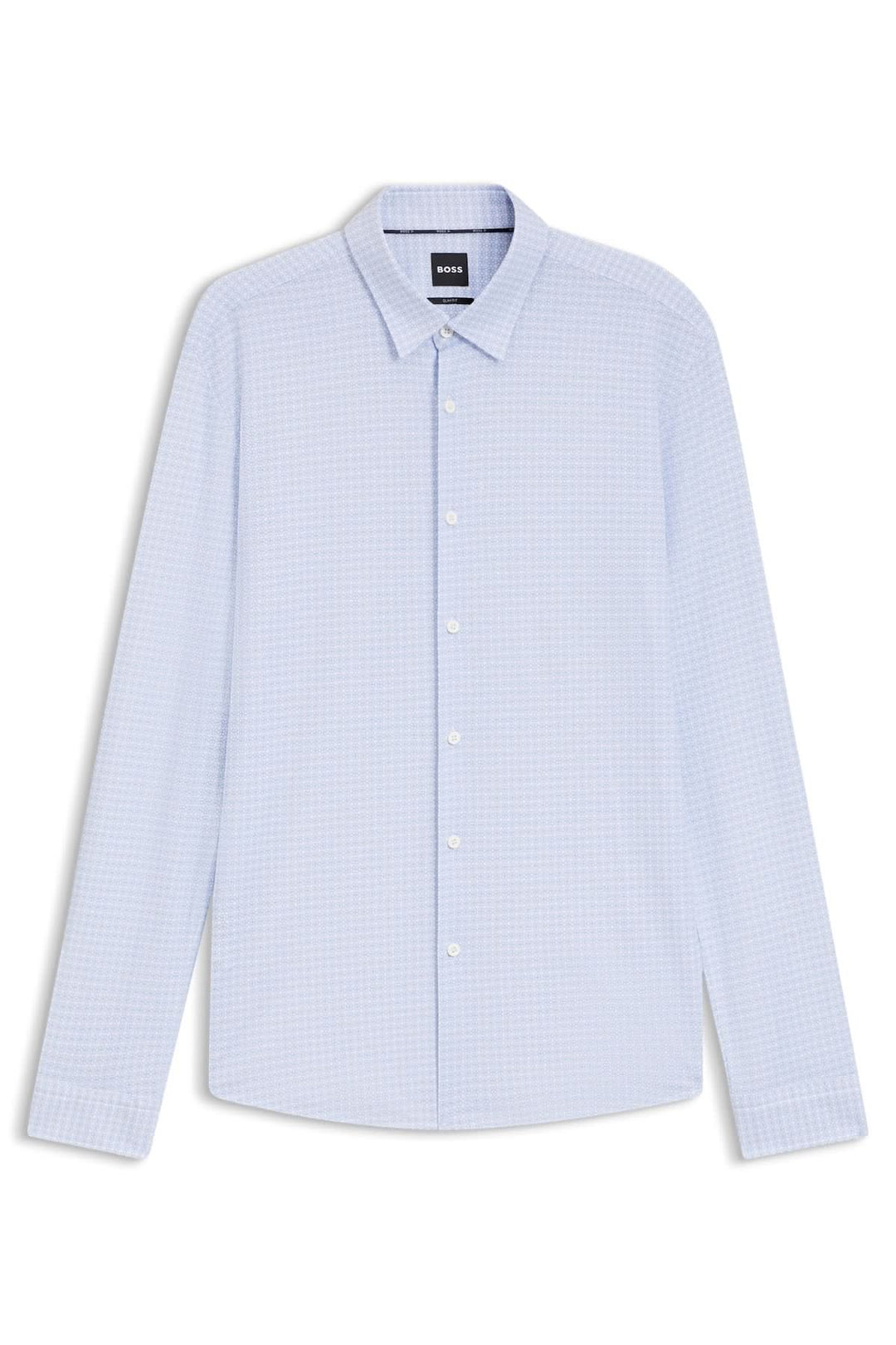 Chemise à motif moderne Roan Kent avec col Kent classique, coupe ajustée, par BOSS.