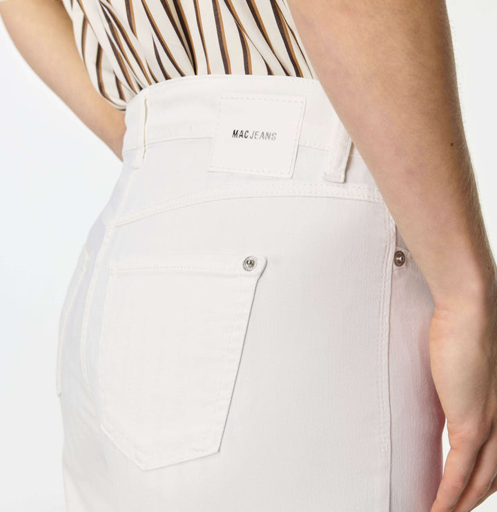 Jeans léger Dream wide cropped, vue arrière montrant le style à taille haute avec jambe large et coupe ample.