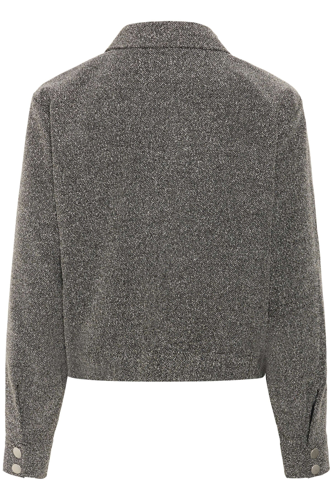 Manteau Alba court à poches à rabat et boutons contrastants vu de dos