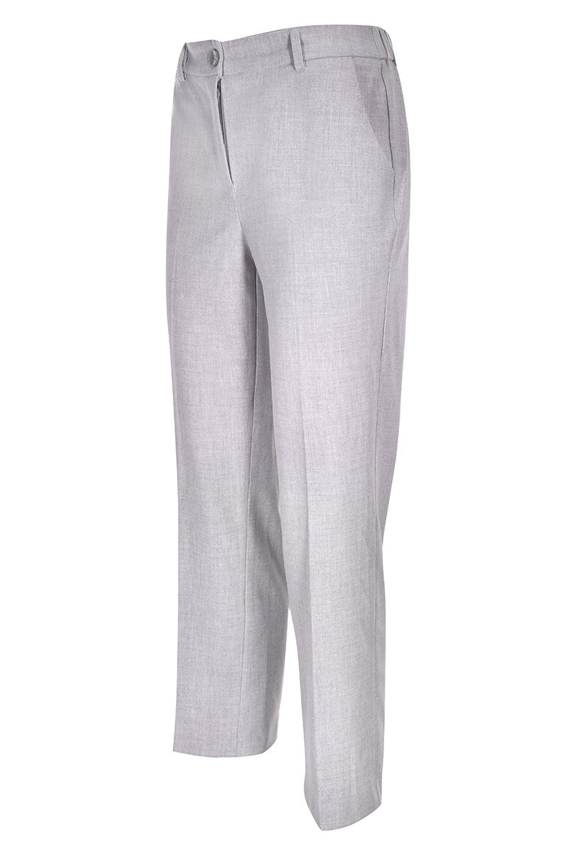 Pantalon coupe droite élégant pour une silhouette structurée, parfait pour le bureau et tous les jours, détail avec fermeture à glissière.