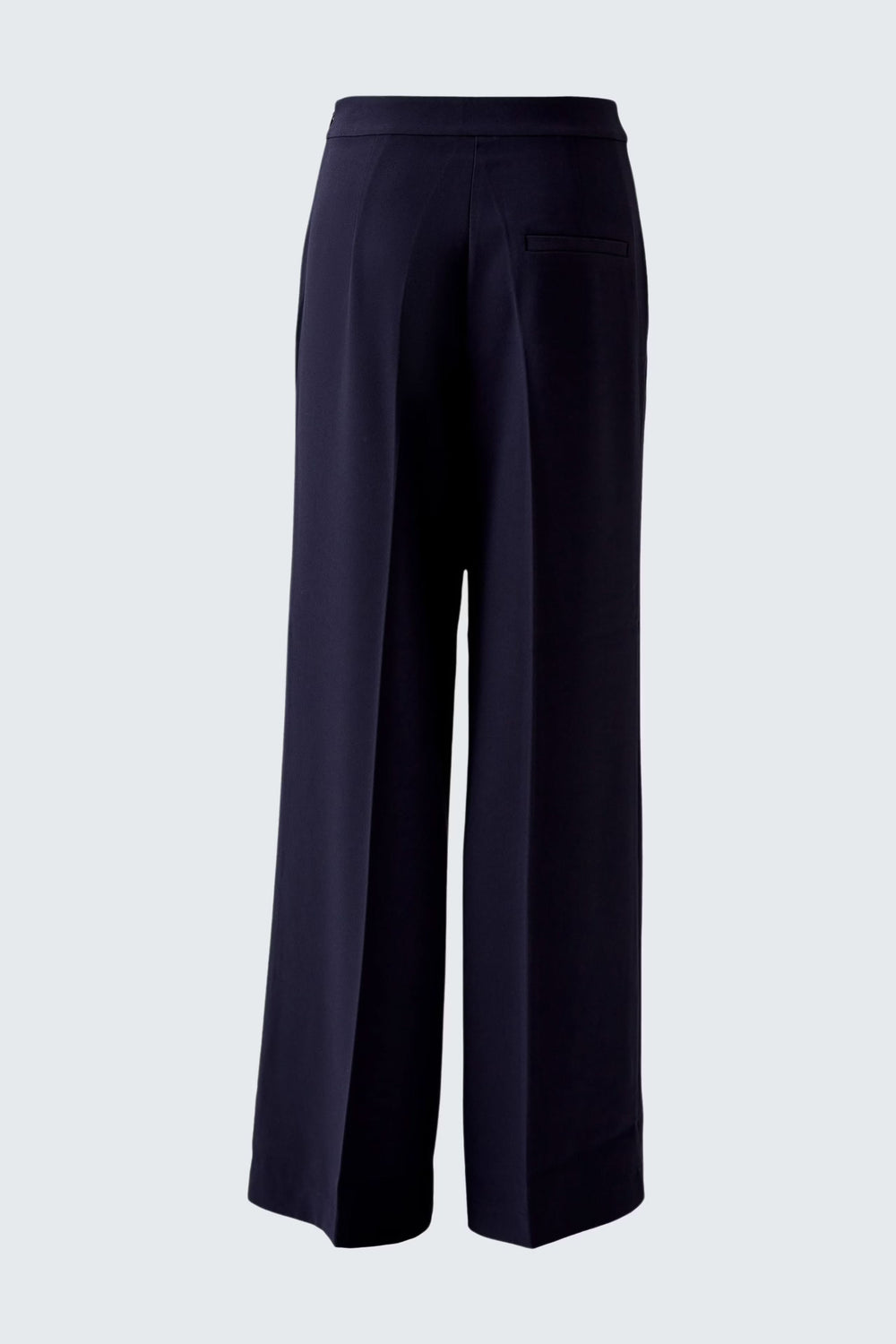 Pantalon en crêpe fluide à jambes larges, dos, offrant élégance et confort pour toute occasion.