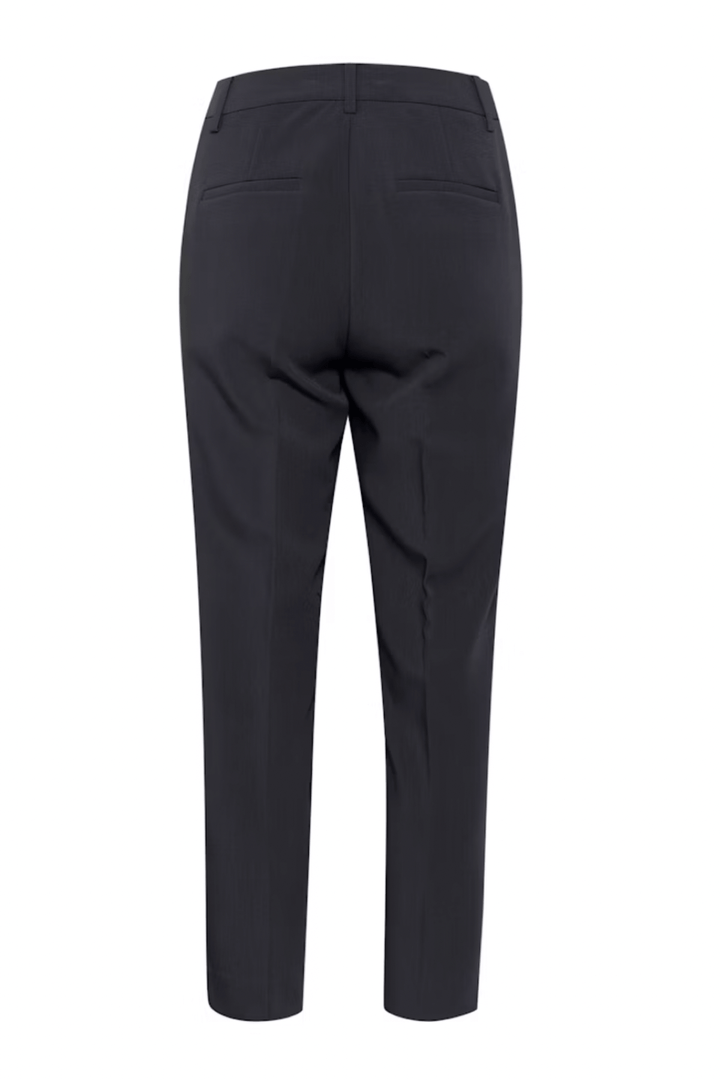 Pantalon habillé Urbana vue arrière, coupe fuseau élégante avec poches et finition raffinée.