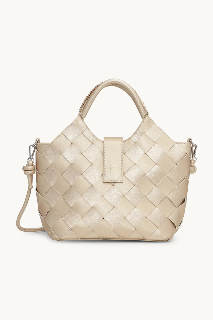 Woven shoulder bag