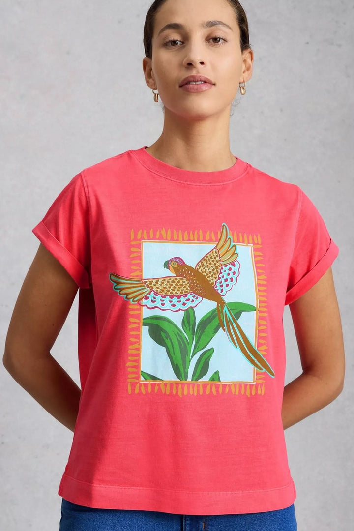 Gina T-shirt with bird print