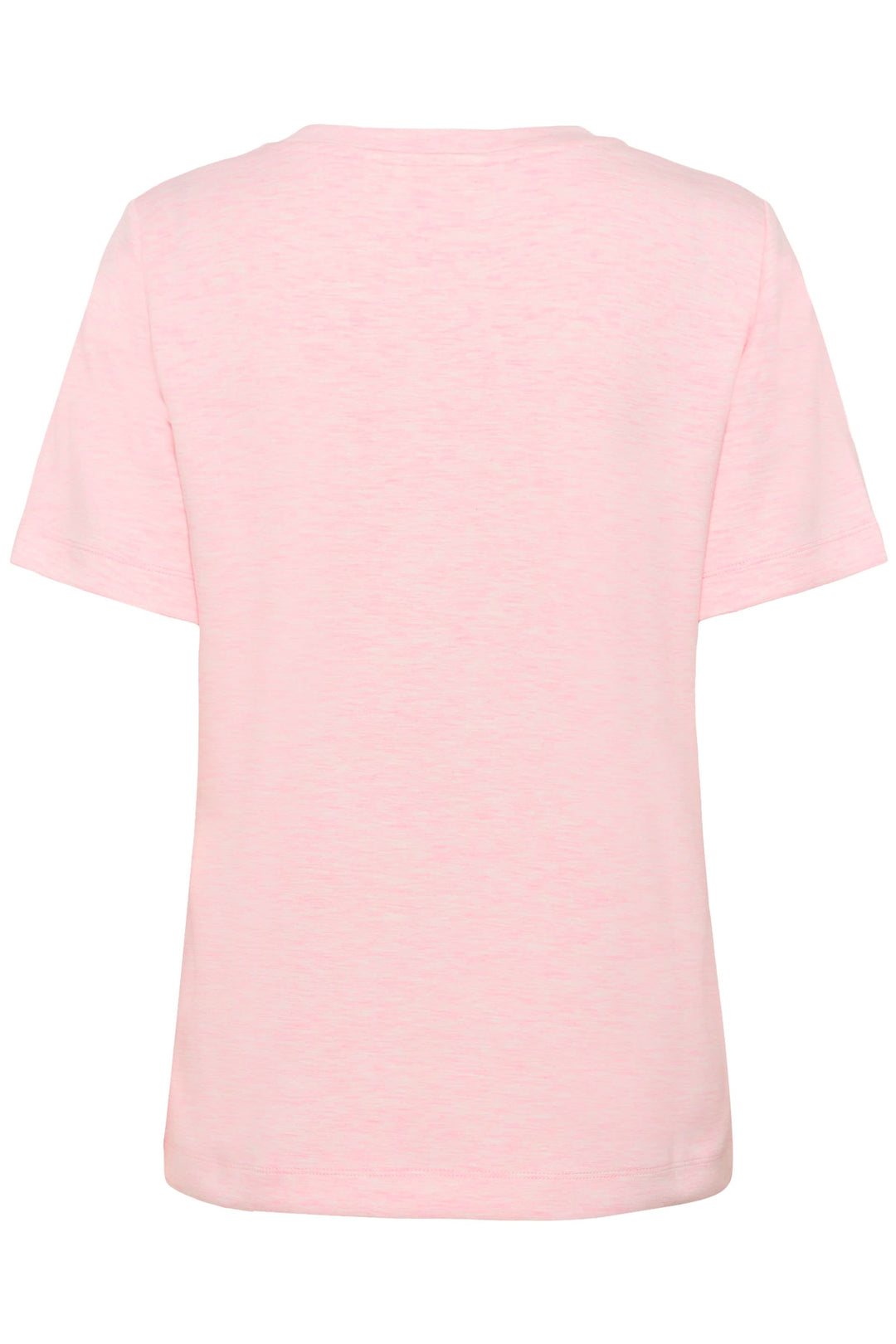 T-shirt Vincent rose, manches courtes, coupe droite et col rond, idéal pour une garde-robe versatile et confortable.
