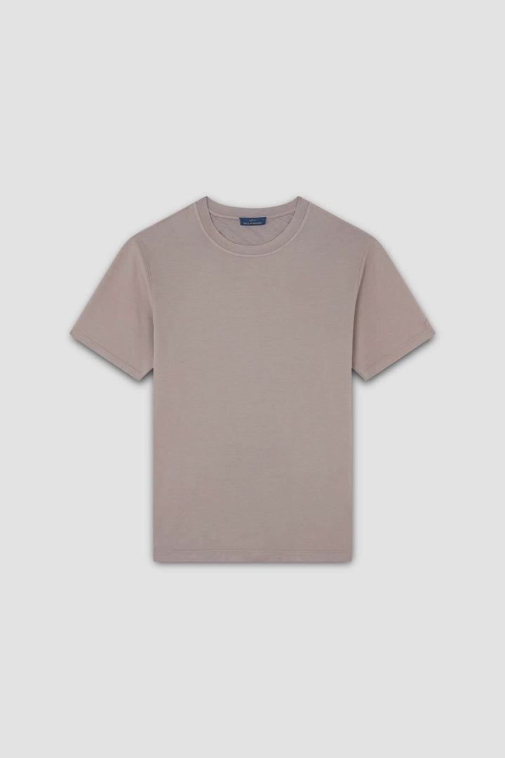 T-shirt en coton uni, couleur neutre, design minimaliste, parfait pour un style décontracté et élégant.