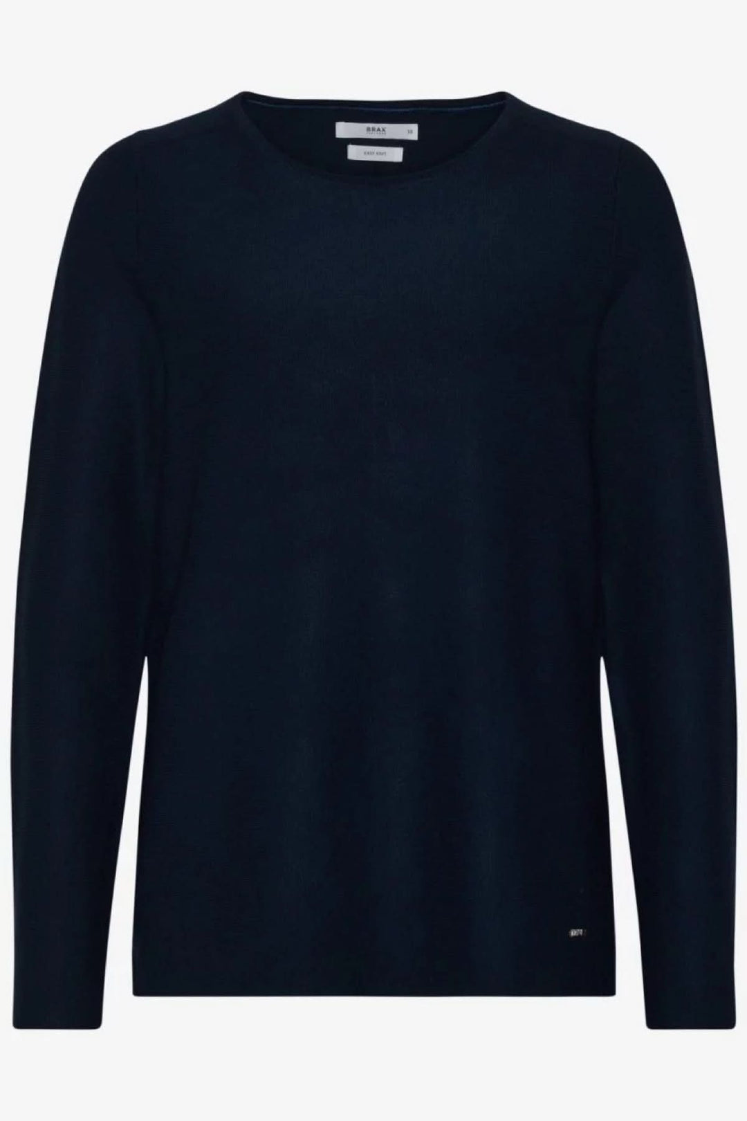 Tricot col rond Lesley en noir, élégant et confortable pour les journées fraîches.