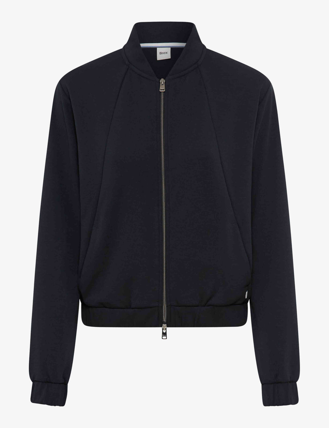 Veste bomber zipée BECKY L avec fermeture zippée, design contemporain et minimaliste, idéale pour tenues décontractées ou plus soignées.