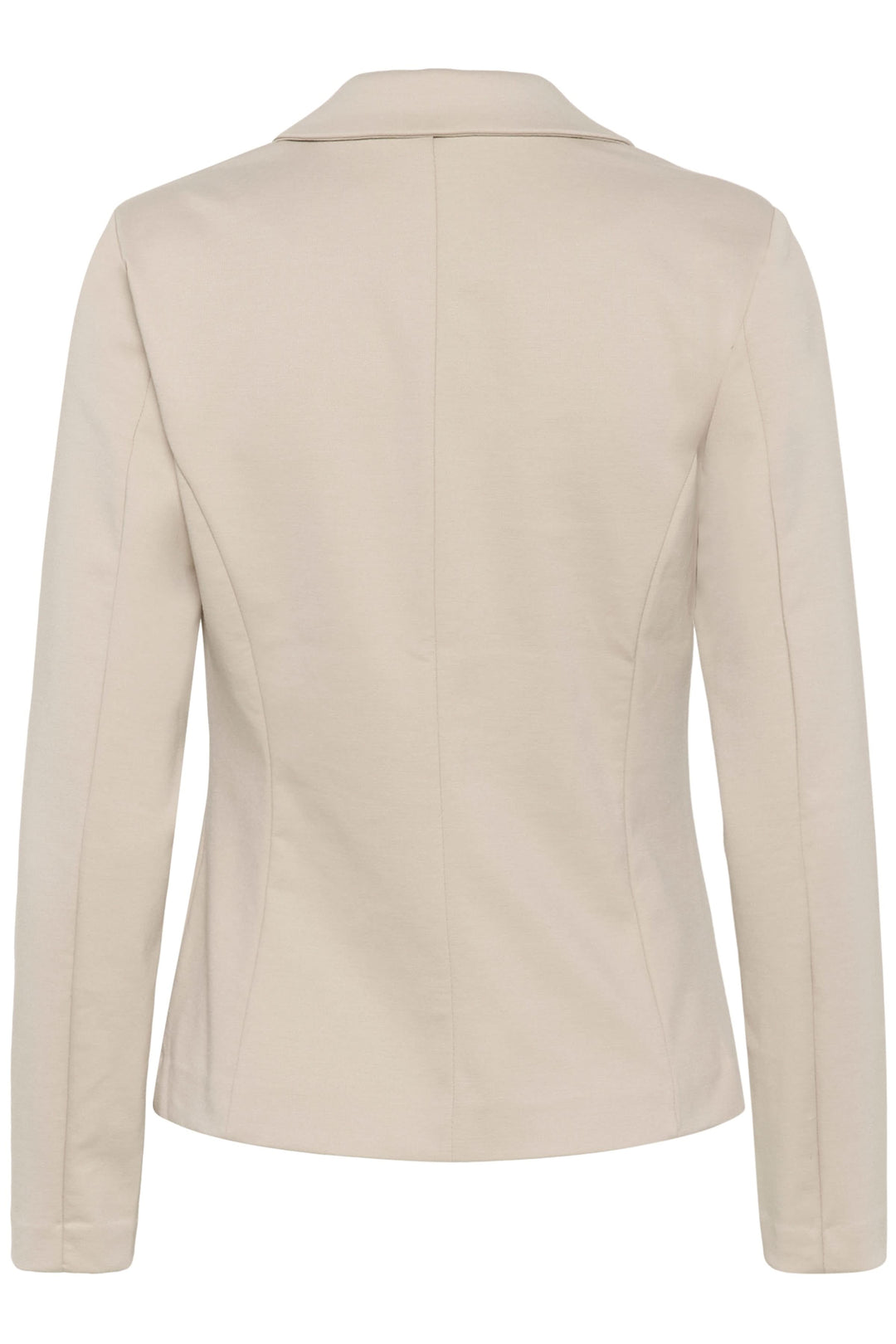 Veston Jenny crème structuré, dos avec coupe ajustée, idéal pour un style élégant et féminin au quotidien.