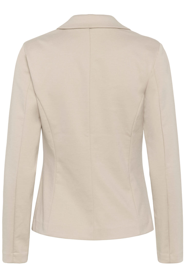 Veston Jenny crème structuré, dos avec coupe ajustée, idéal pour un style élégant et féminin au quotidien.