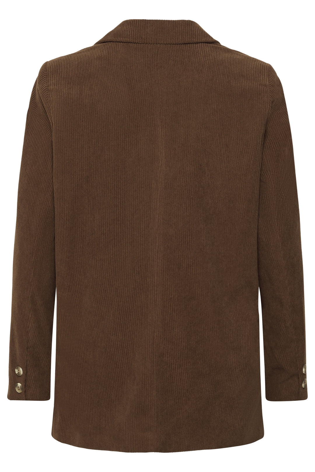 Veston Kanna en velours côtelé à bouton unique, vue arrière, élégance décontractée pour looks de bureau et week-end.