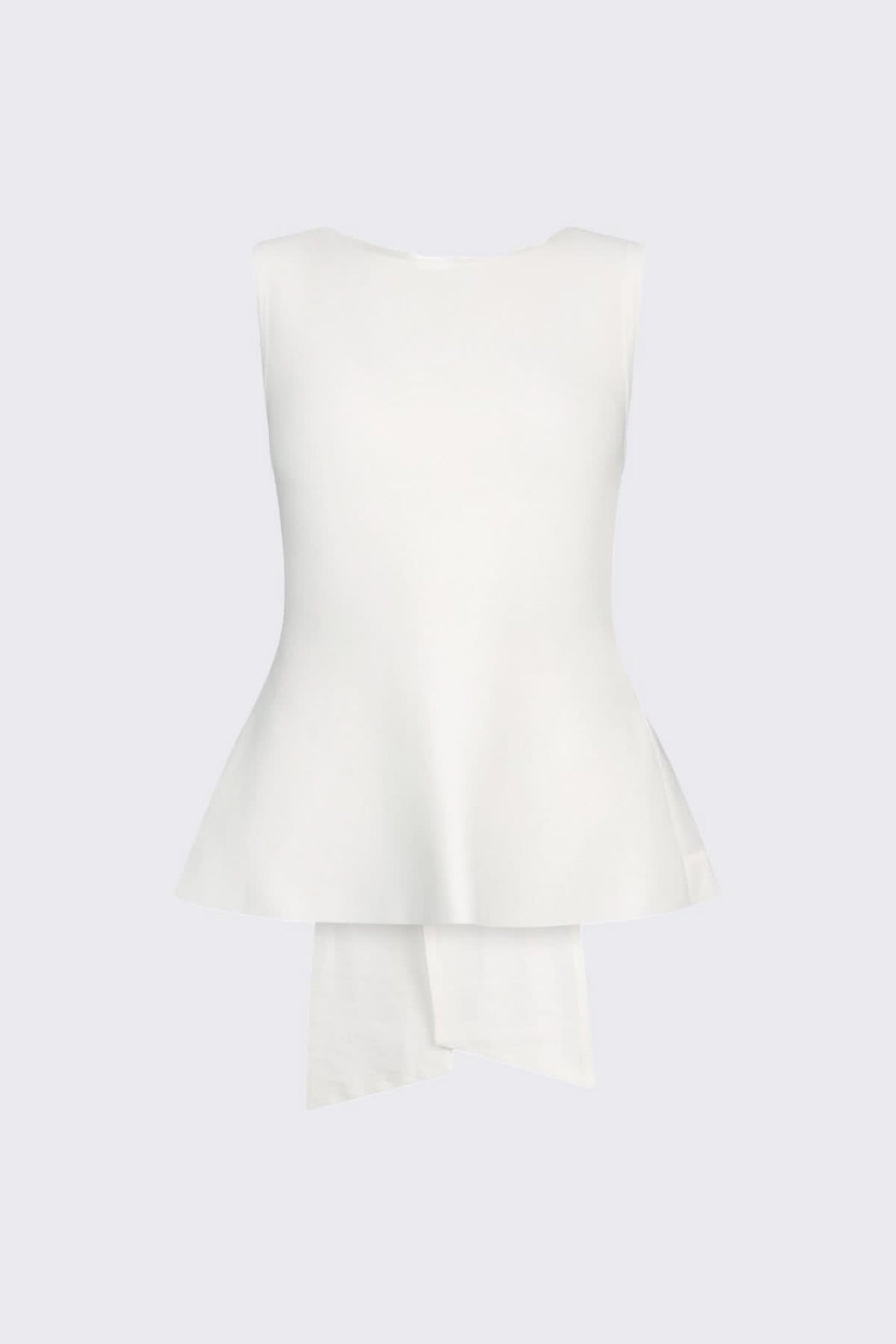 Flowy camisole with an open back and a bow