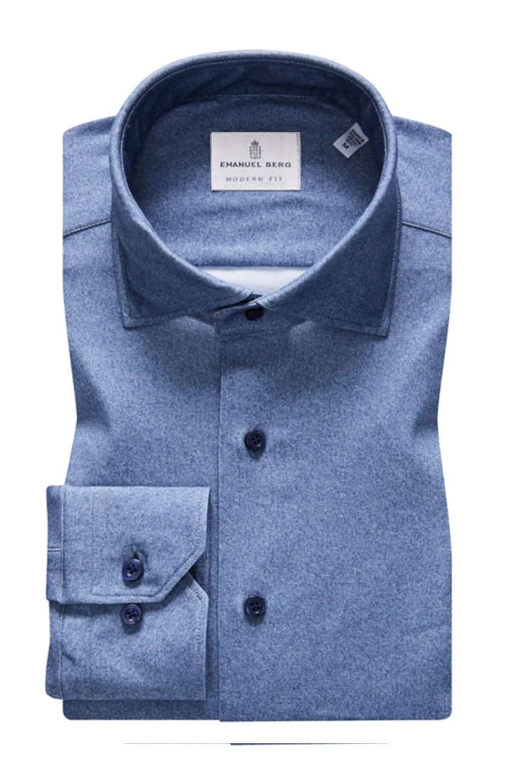 Chemise Manches Longues Unie Albini 4Flex Homme - Chemise - Chemise habillée EMANUEL BERG