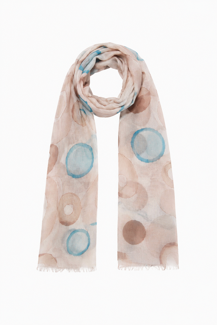 Foulard léger à motif artistique