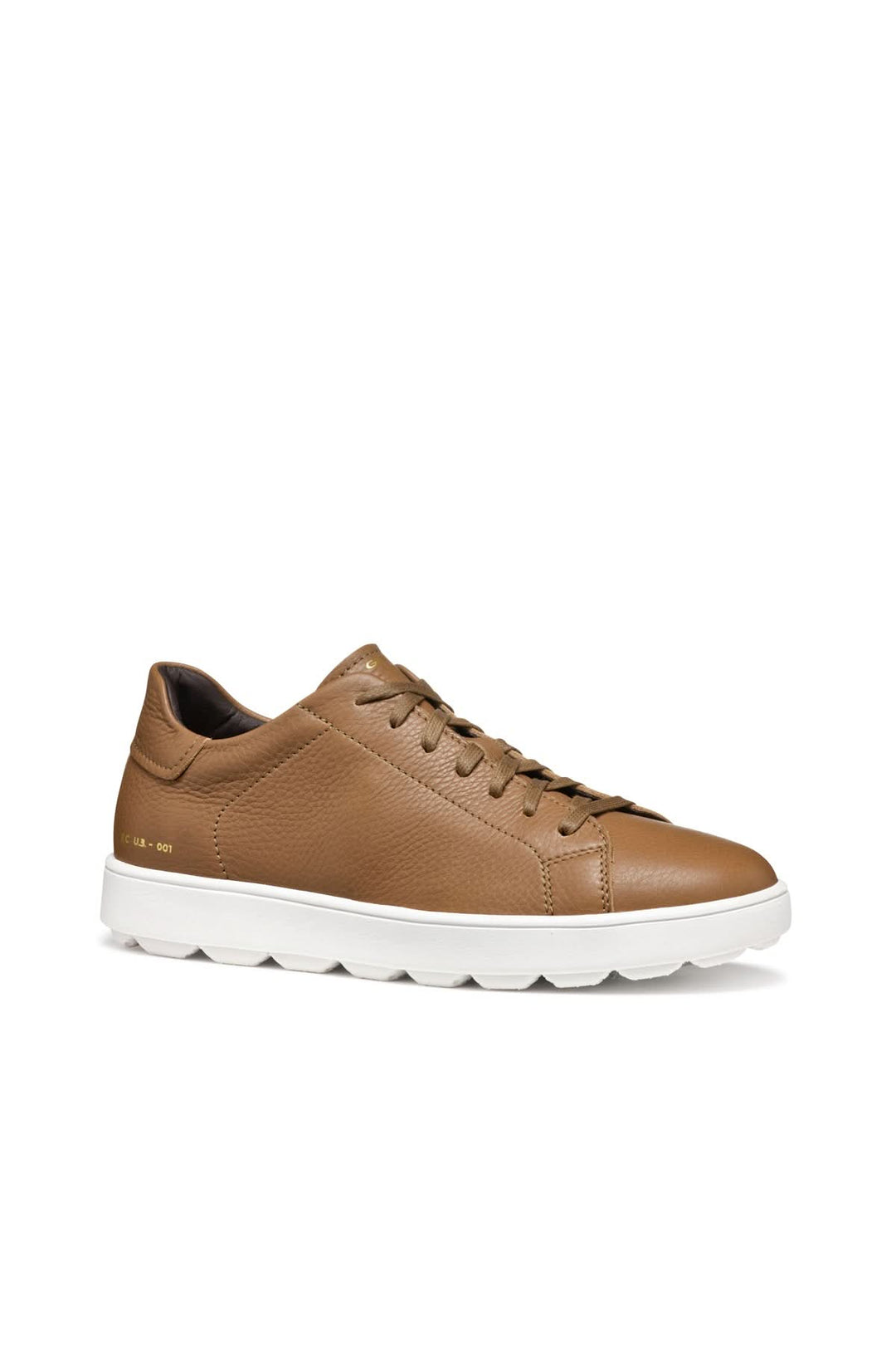 Textured leather sneakers
