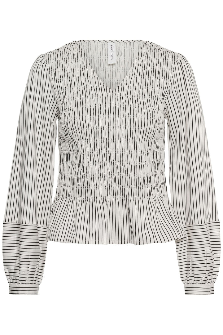 Blouse Dewa rayée pour femme Part Two
