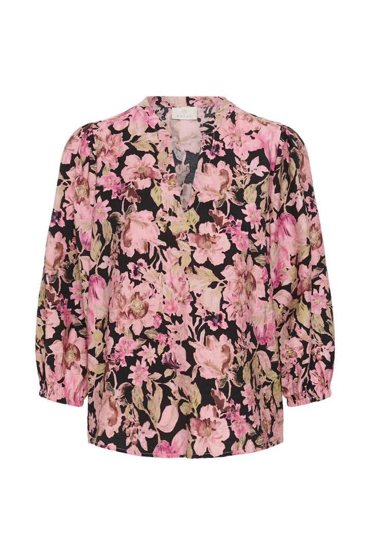 Blouse Kasirena à imprimé floral vue de face pour femme Kaffe