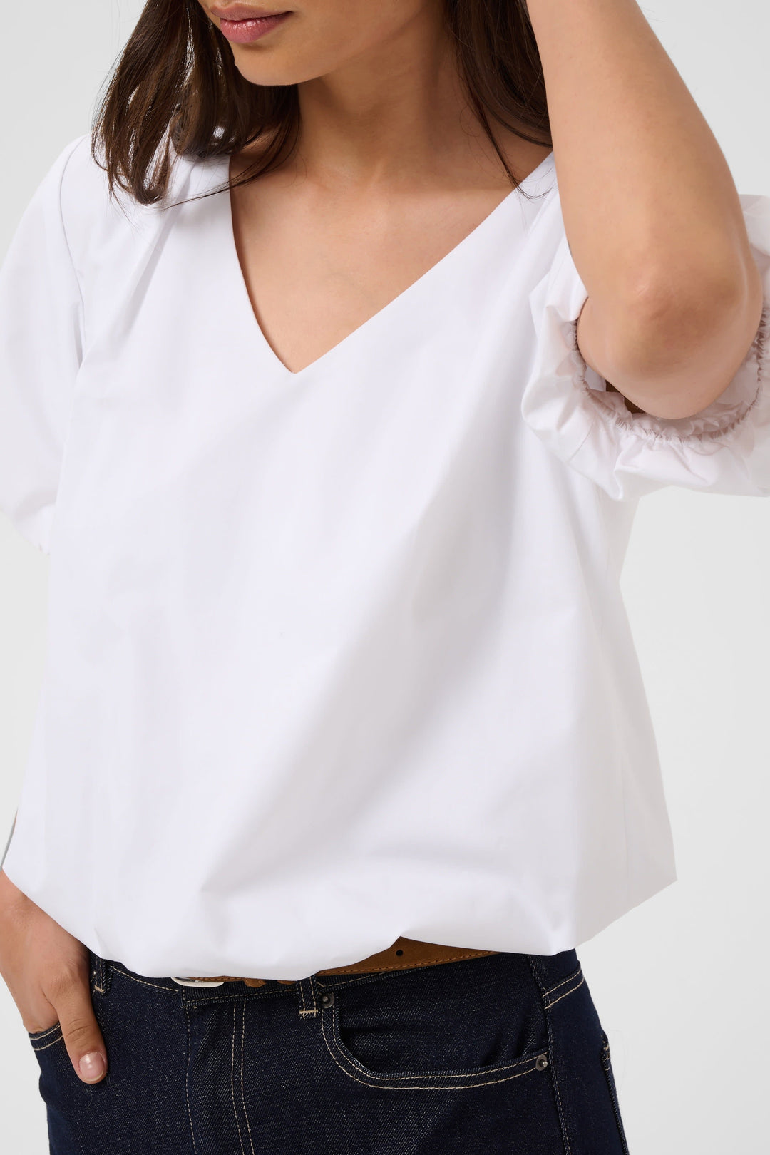 Blouse Kiki à manches ballon pour femme Kaffe