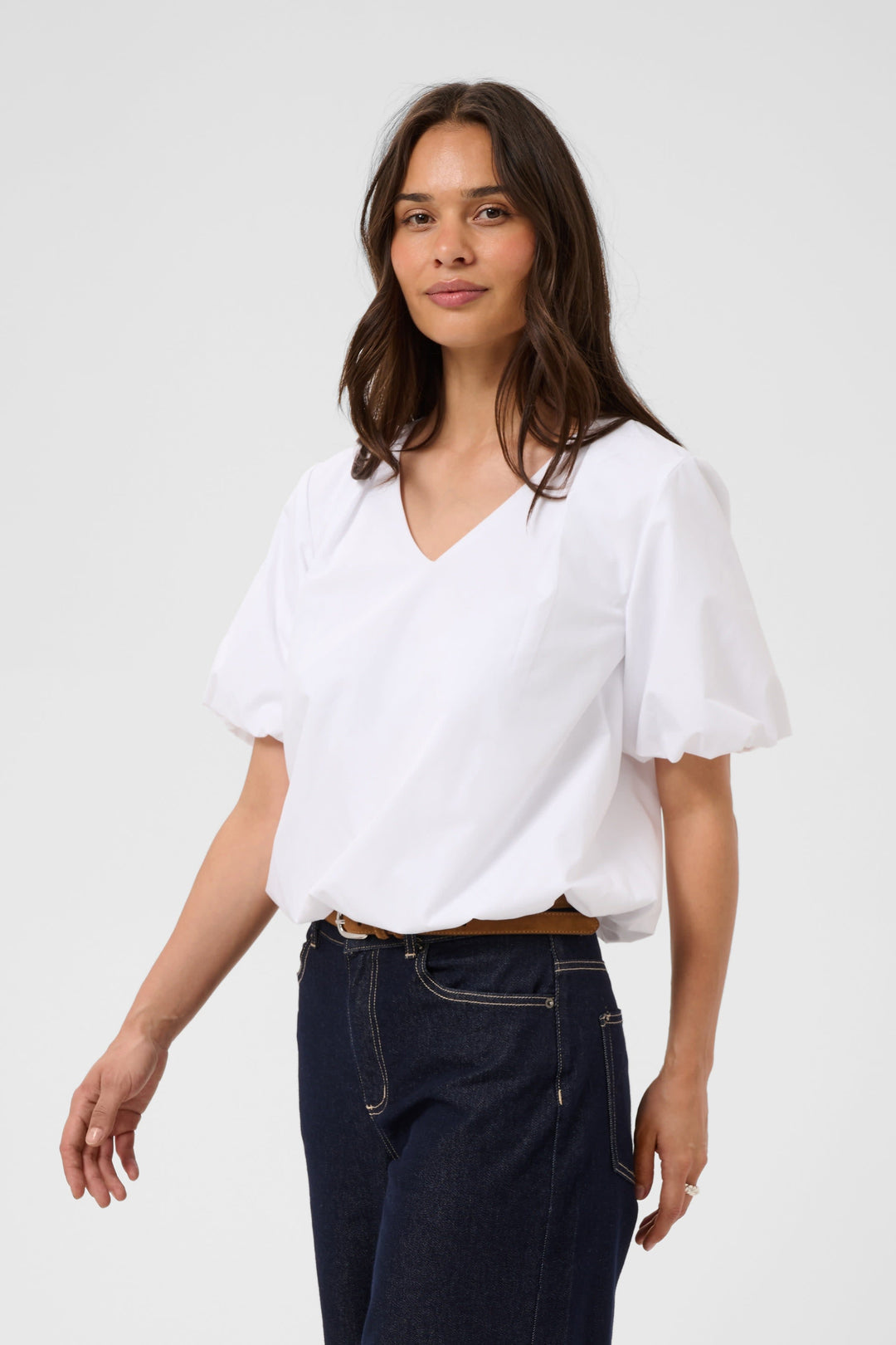 Blouse Kiki à manches ballon pour femme Kaffe