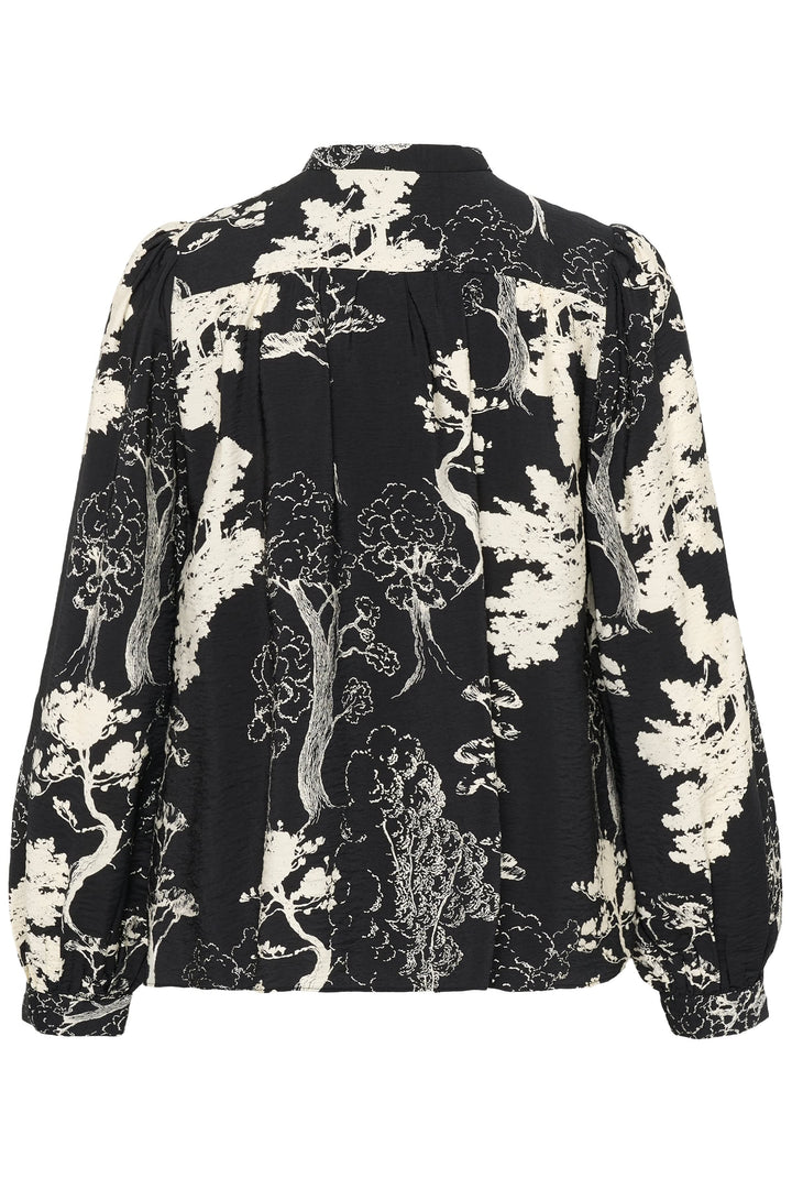 Blouse Makenna imprimée à manches bouffantes vue de face pour femme Inwear