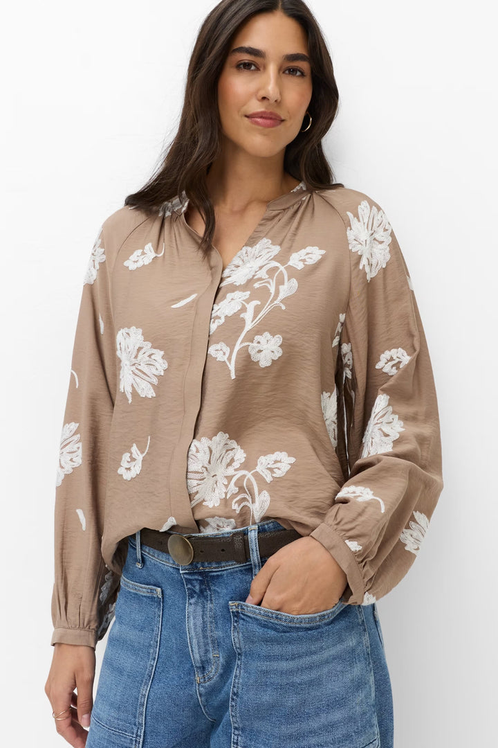 Blouse Vivian à broderies florales pour femme Brax