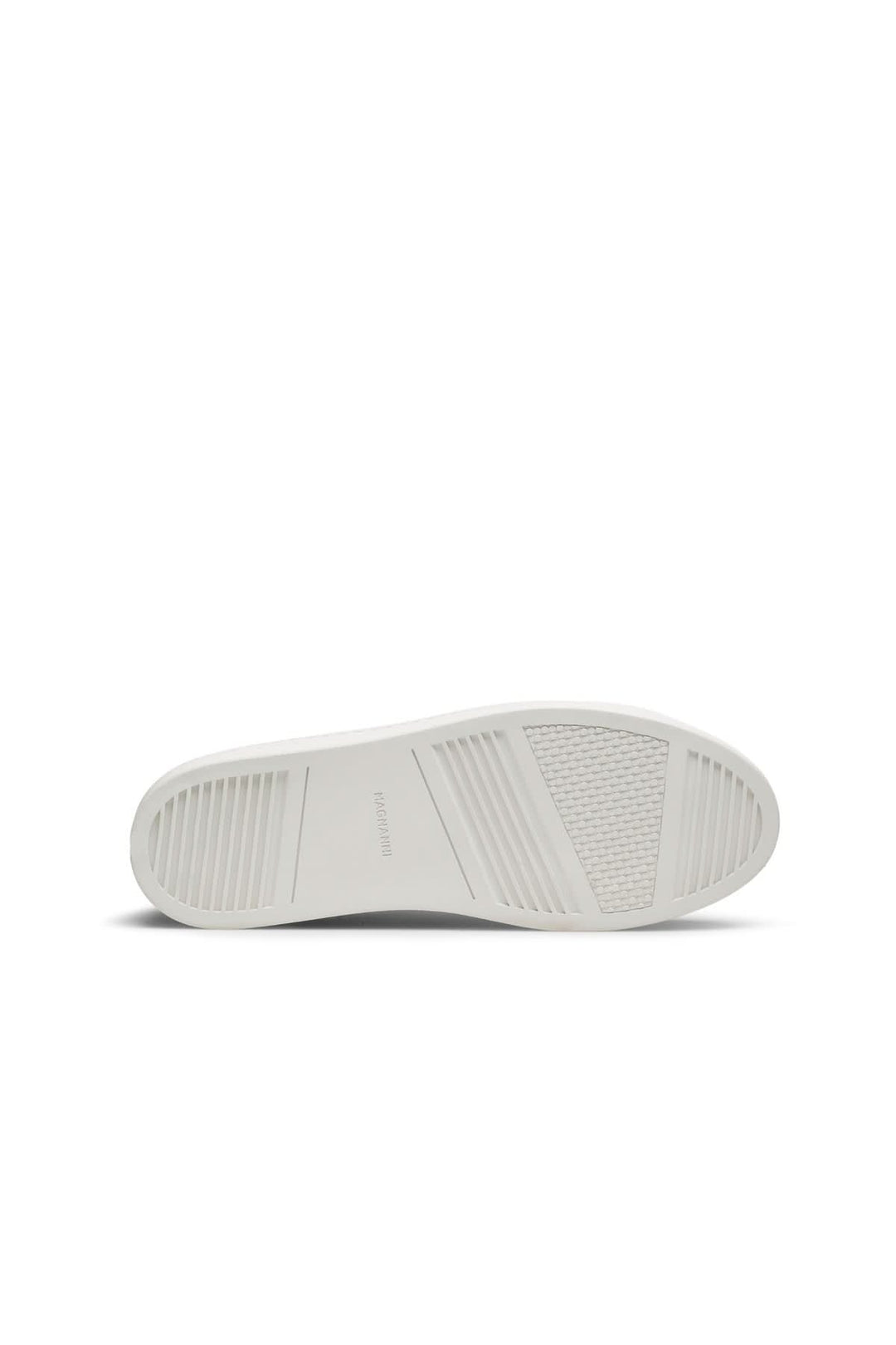 Semelle d'espadrille Gasol en cuir avec détails d'insert, vue de dessous.