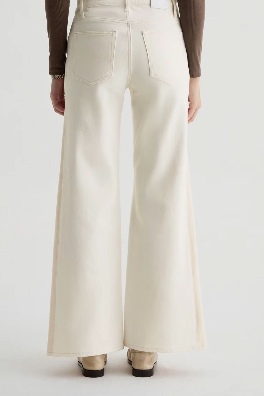 Denim flared jeans