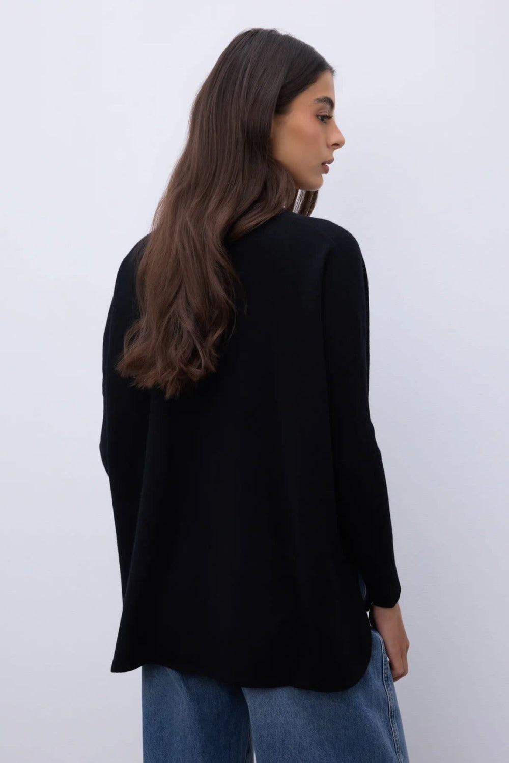 Cardigan Alicia ample à col en V pour femme Not Shy