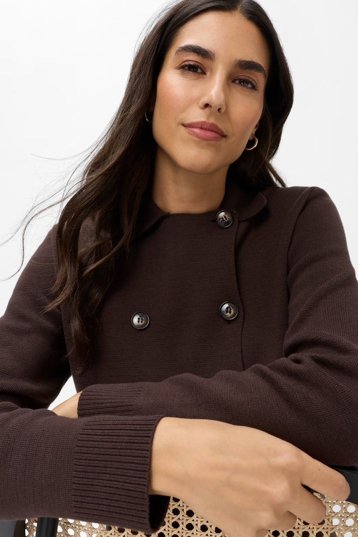 Cardigan Anni structuré à double boutonnage pour femme Brax