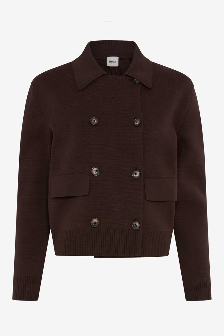 Cardigan Anni structuré à double boutonnage pour femme Brax