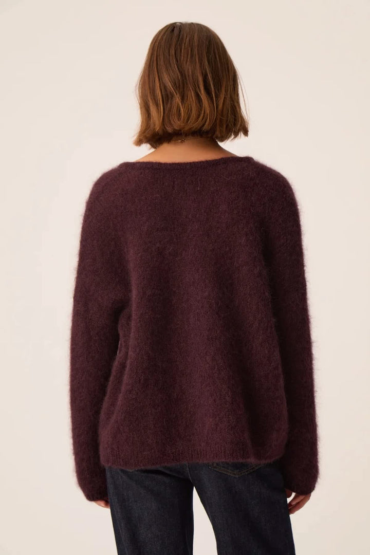 Cardigan Bea ample en kid mohair et laine mérinos pour femme Des Petits Hauts