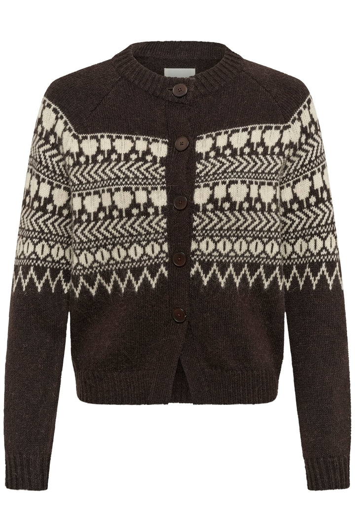 Cardigan Charmaine à motif jacquard pour femme Part Two