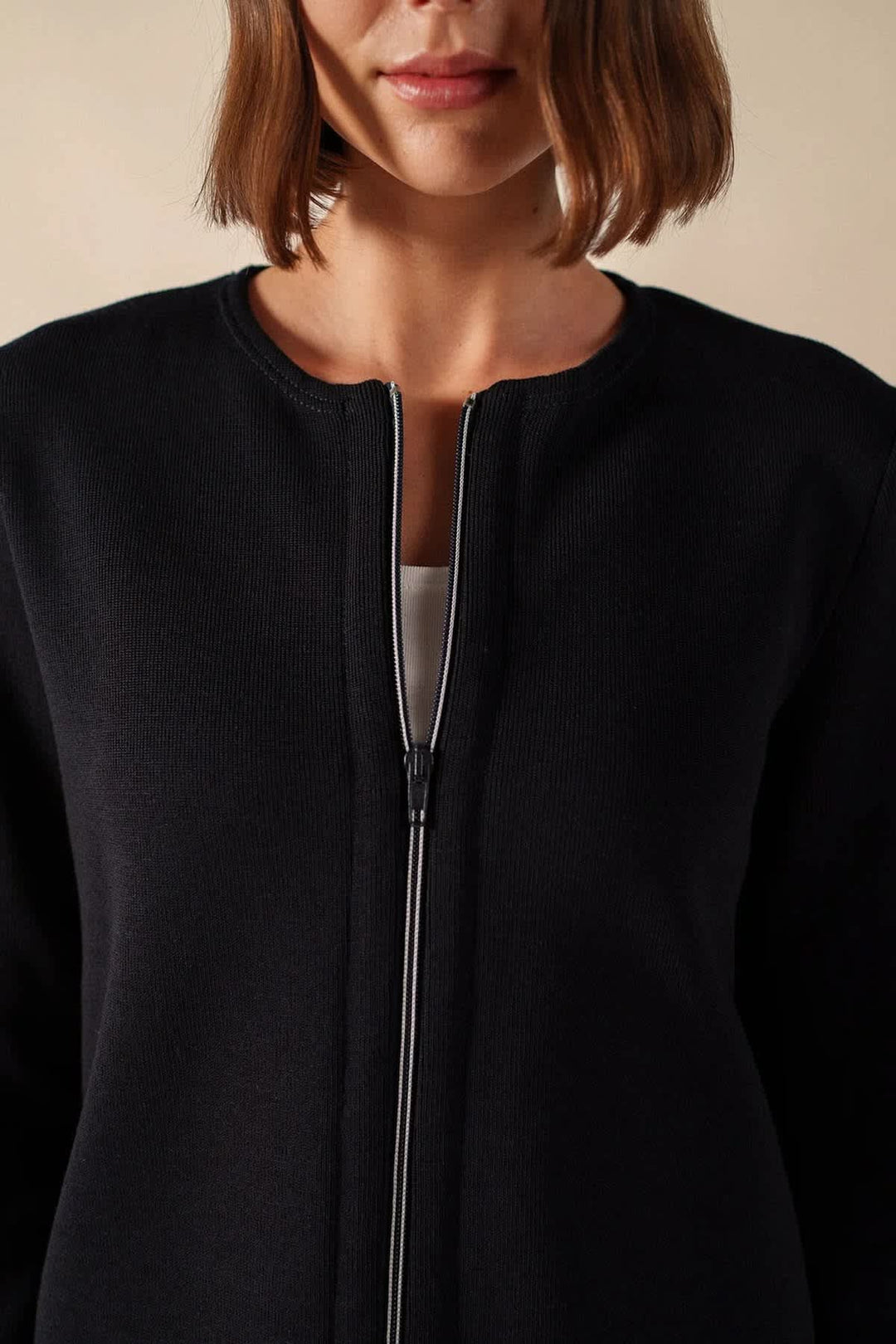 Saint James Vaujany zip-up cardigan for women