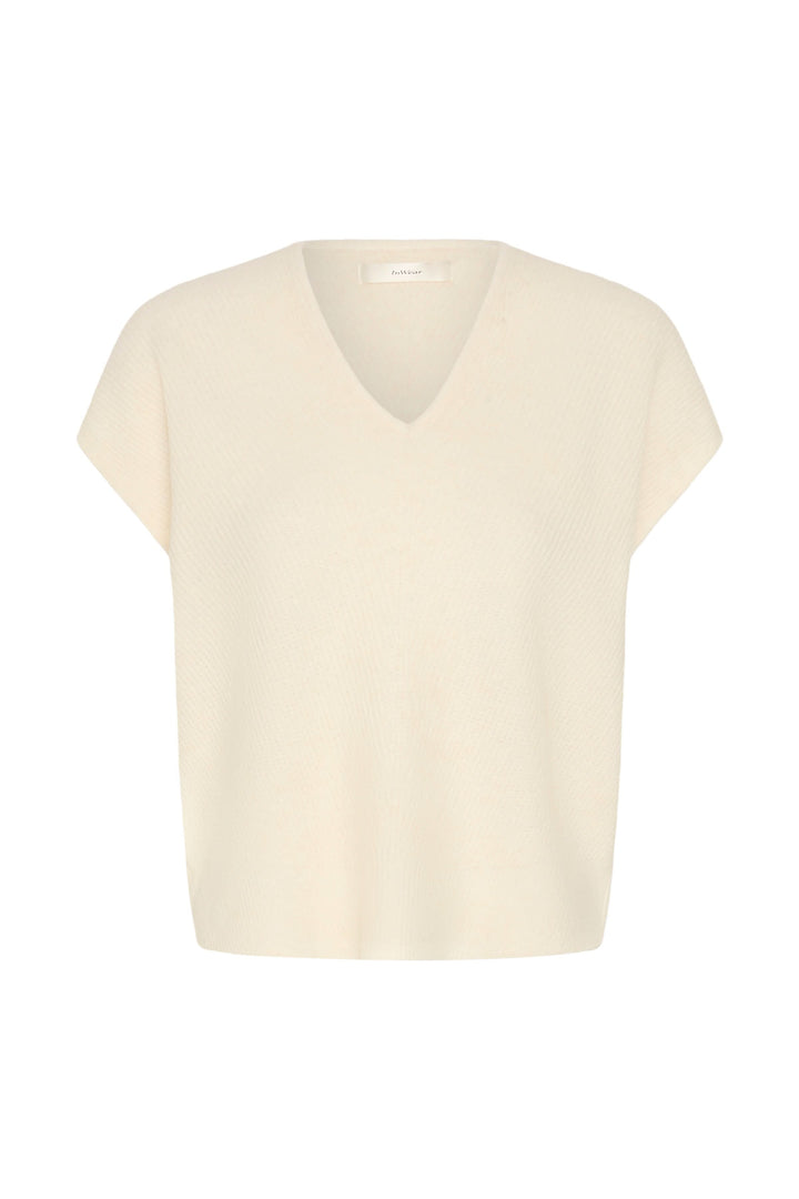 Guna sleeveless knit V-neck jacket 