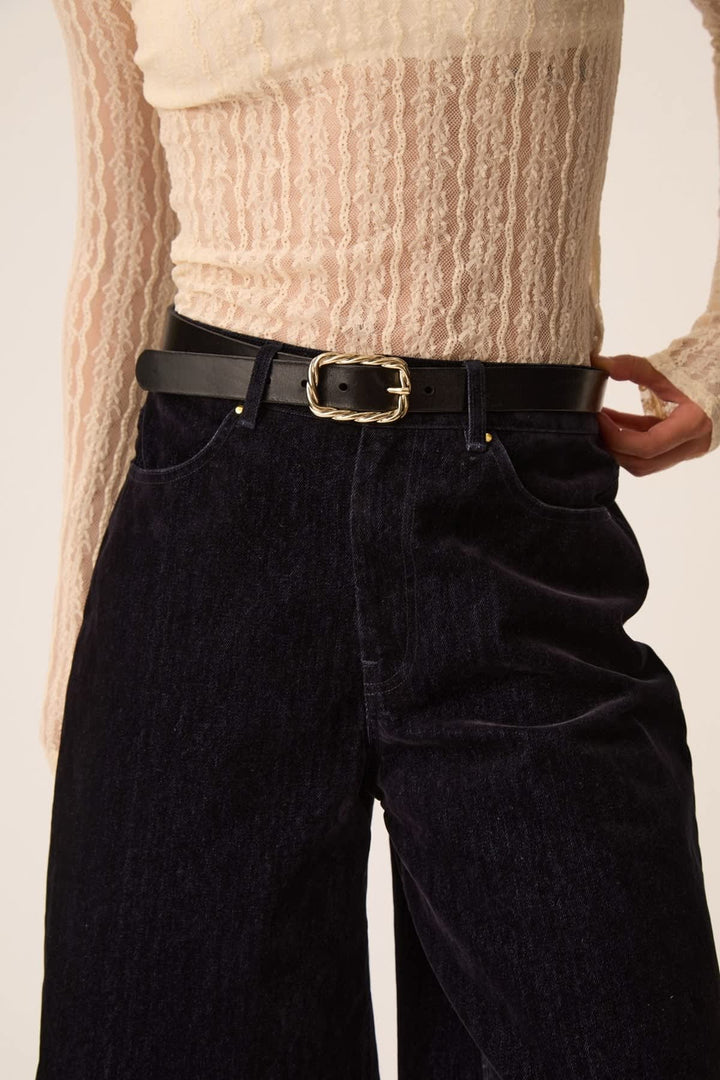 Ceinture en cuir Naomi pour femme Des Petits Hauts