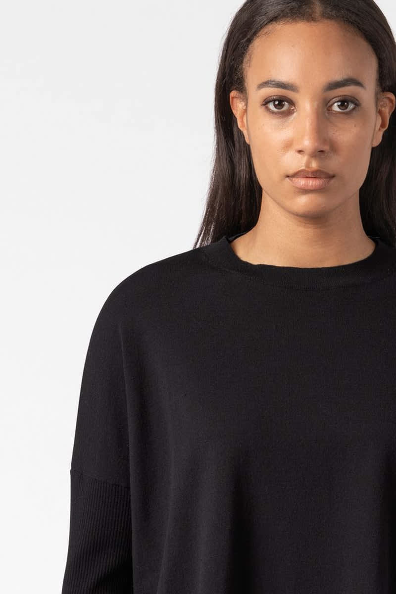 Chandail ample à manches côtelées pour femme sarah pacini