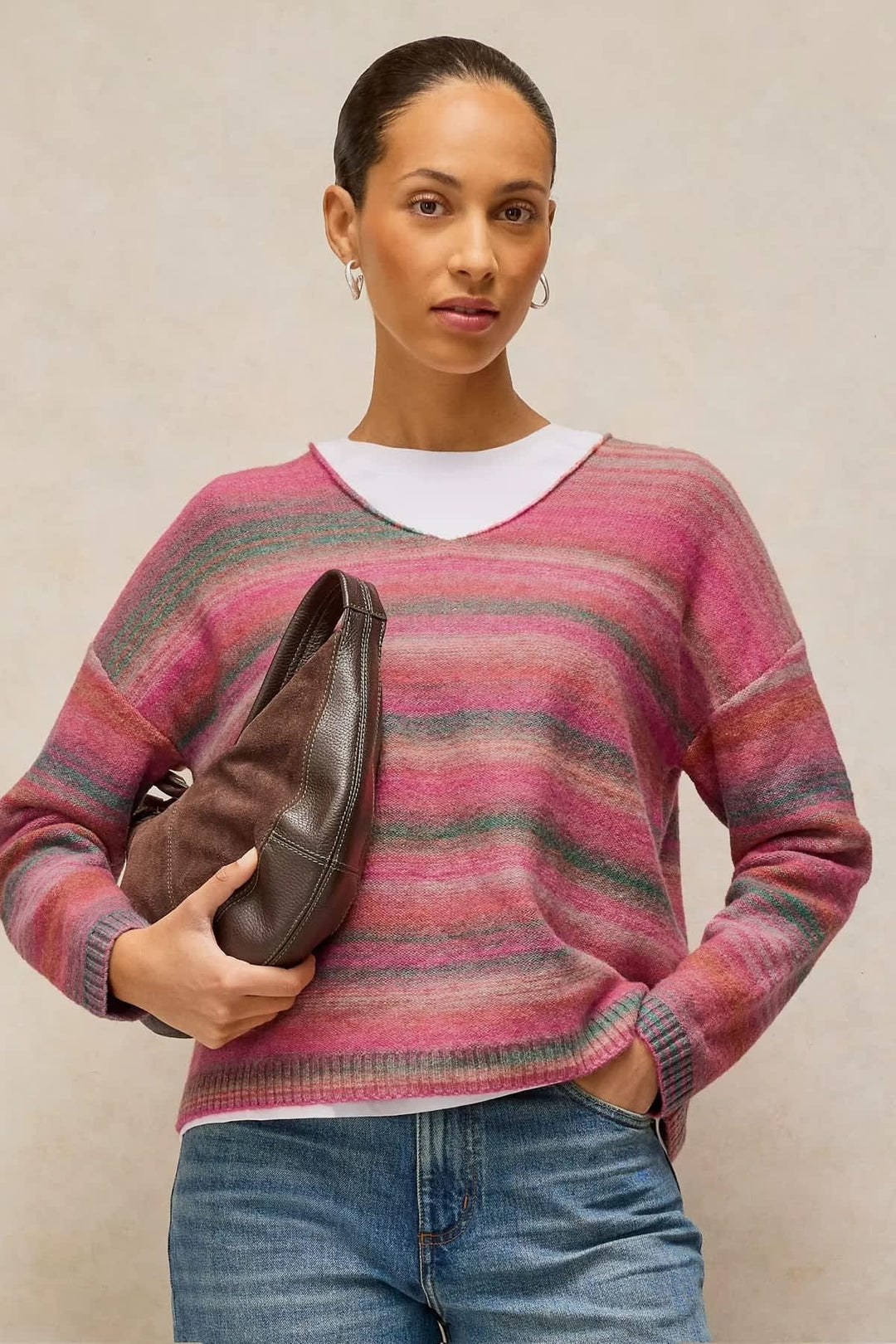 Front view of the women&