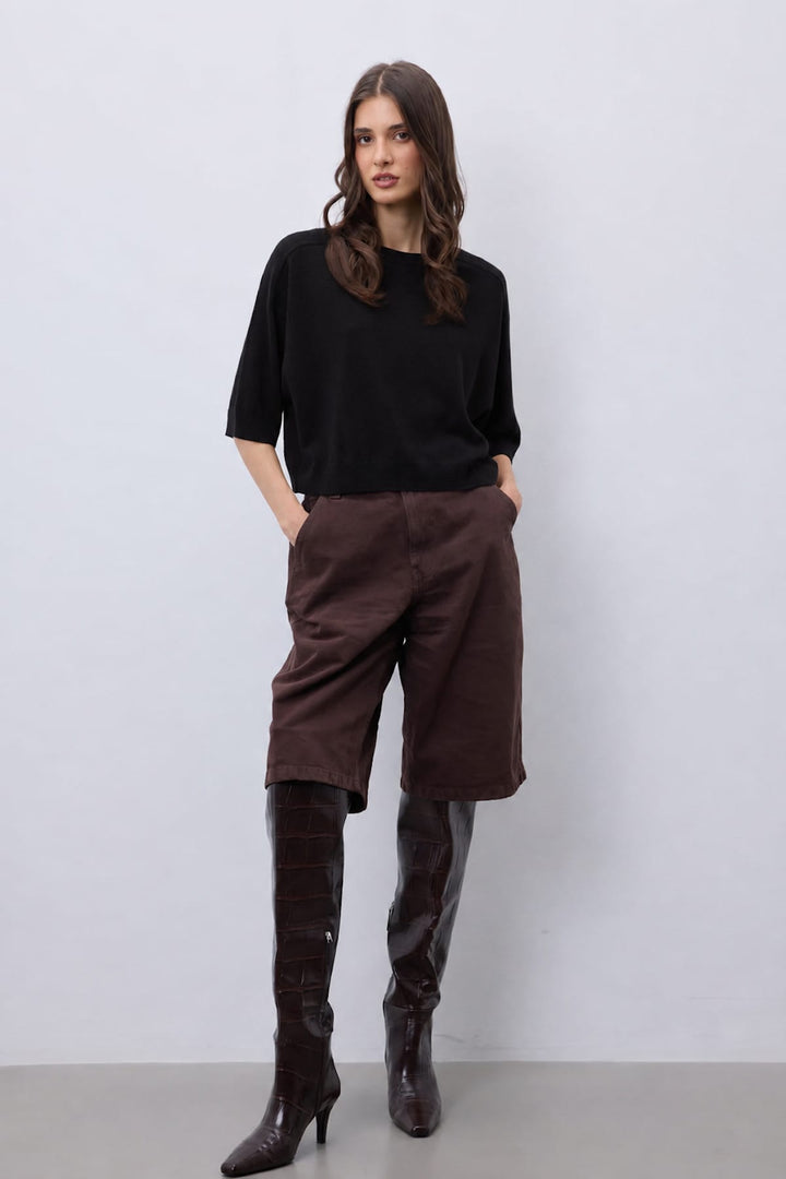 Chandail Lilou ample à manches mi-longues pour femme Not Shy