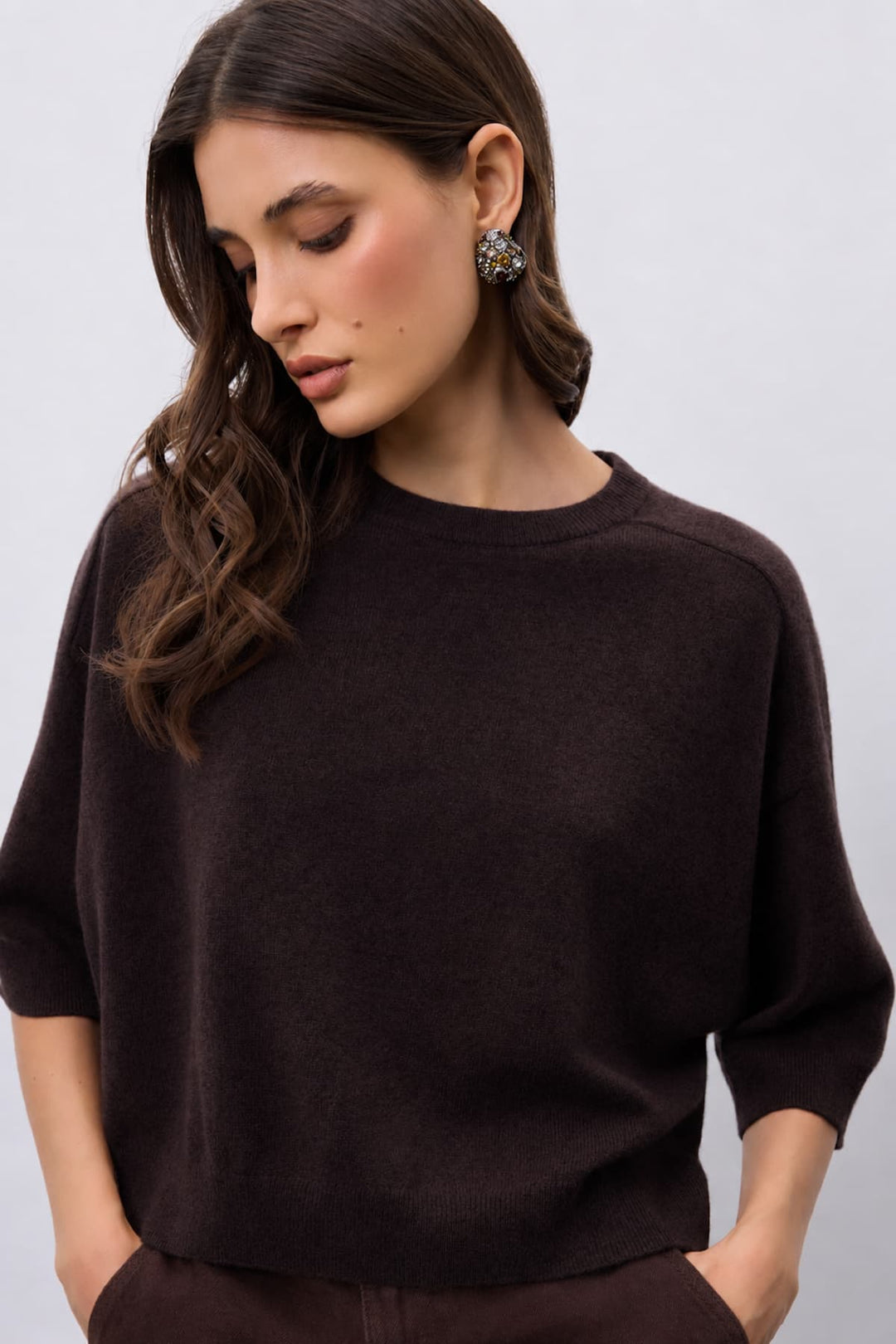 Chandail Lilou ample à manches mi-longues pour femme Not Shy