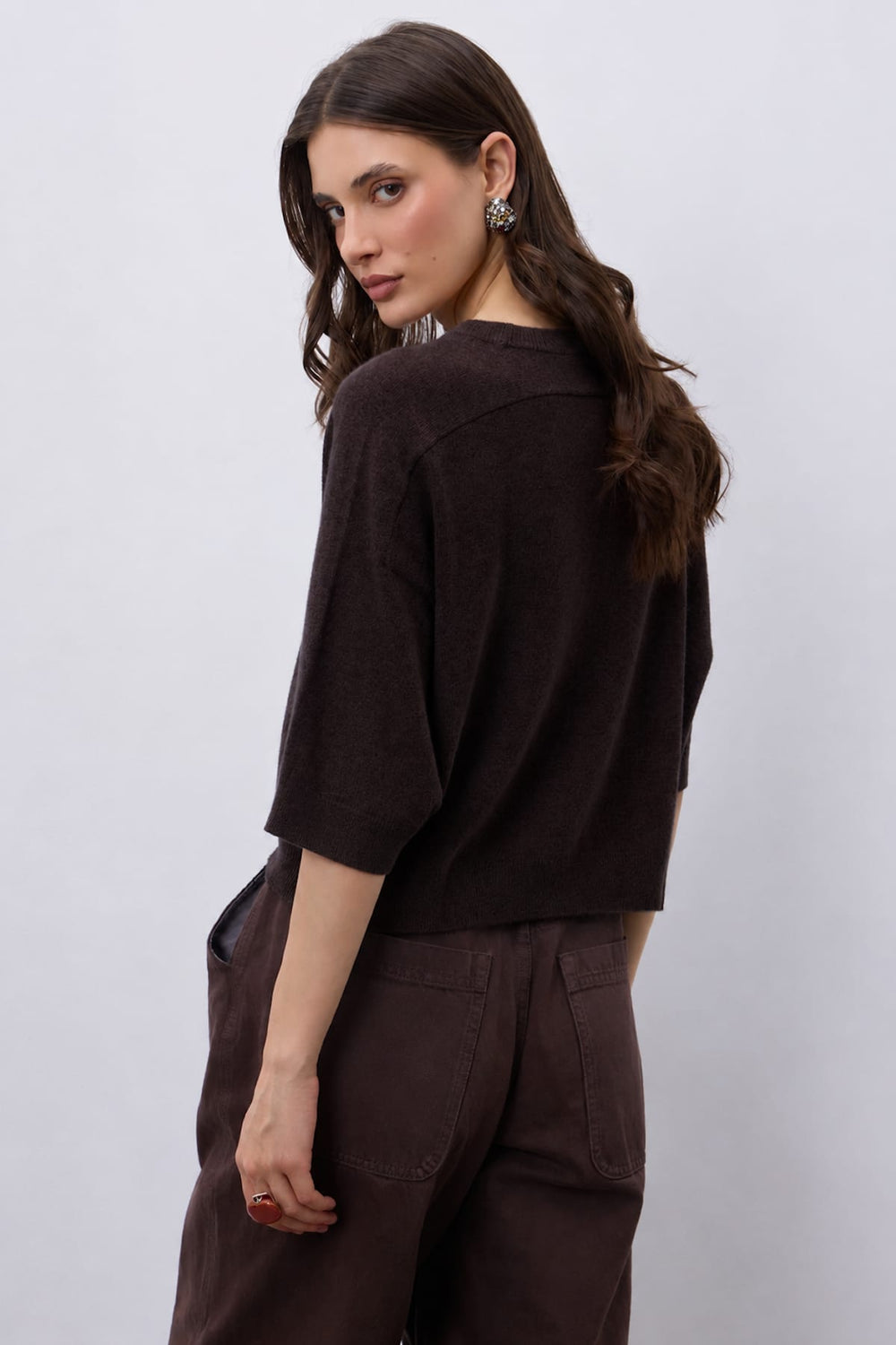 Chandail Lilou ample à manches mi-longues pour femme Not Shy