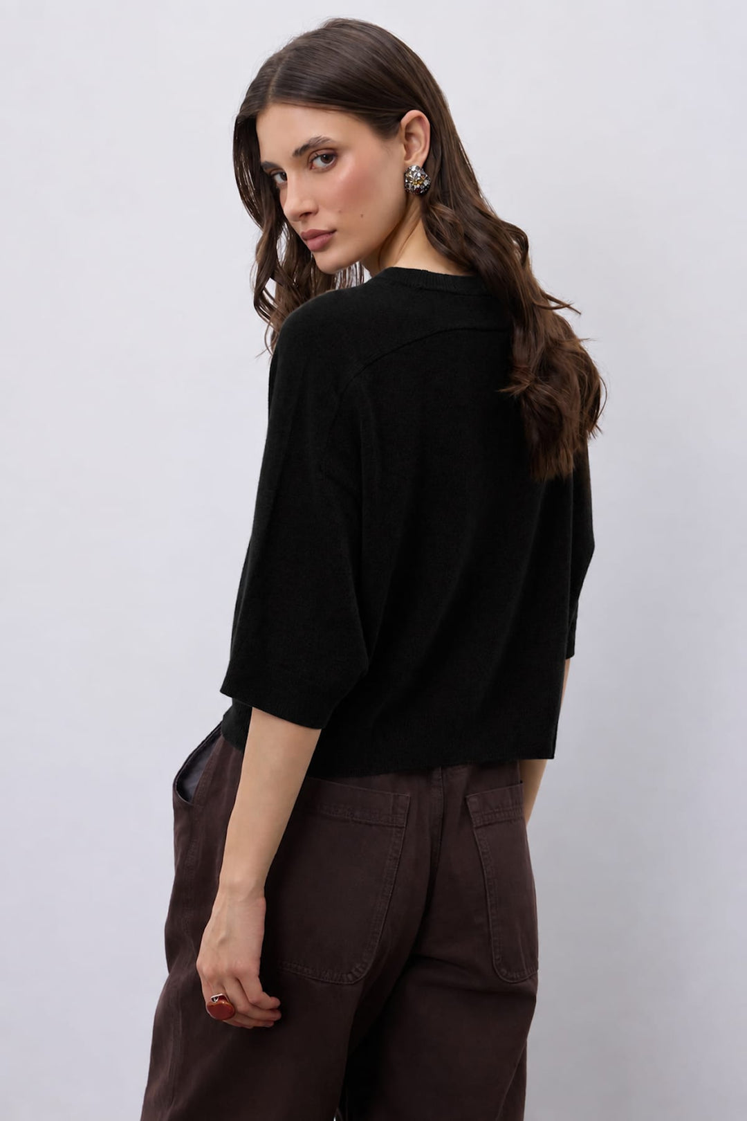 Chandail Lilou ample à manches mi-longues pour femme Not Shy