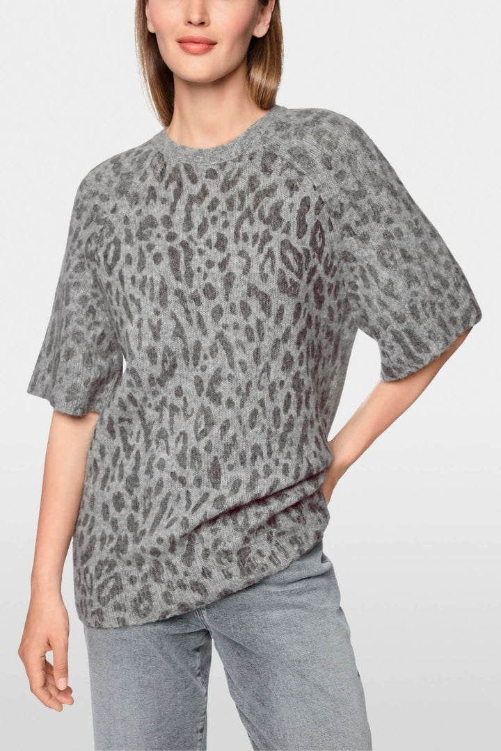 Chandail long à motif léopard pour femme Marc Cain